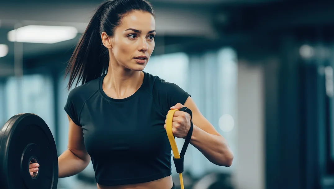 Training woman